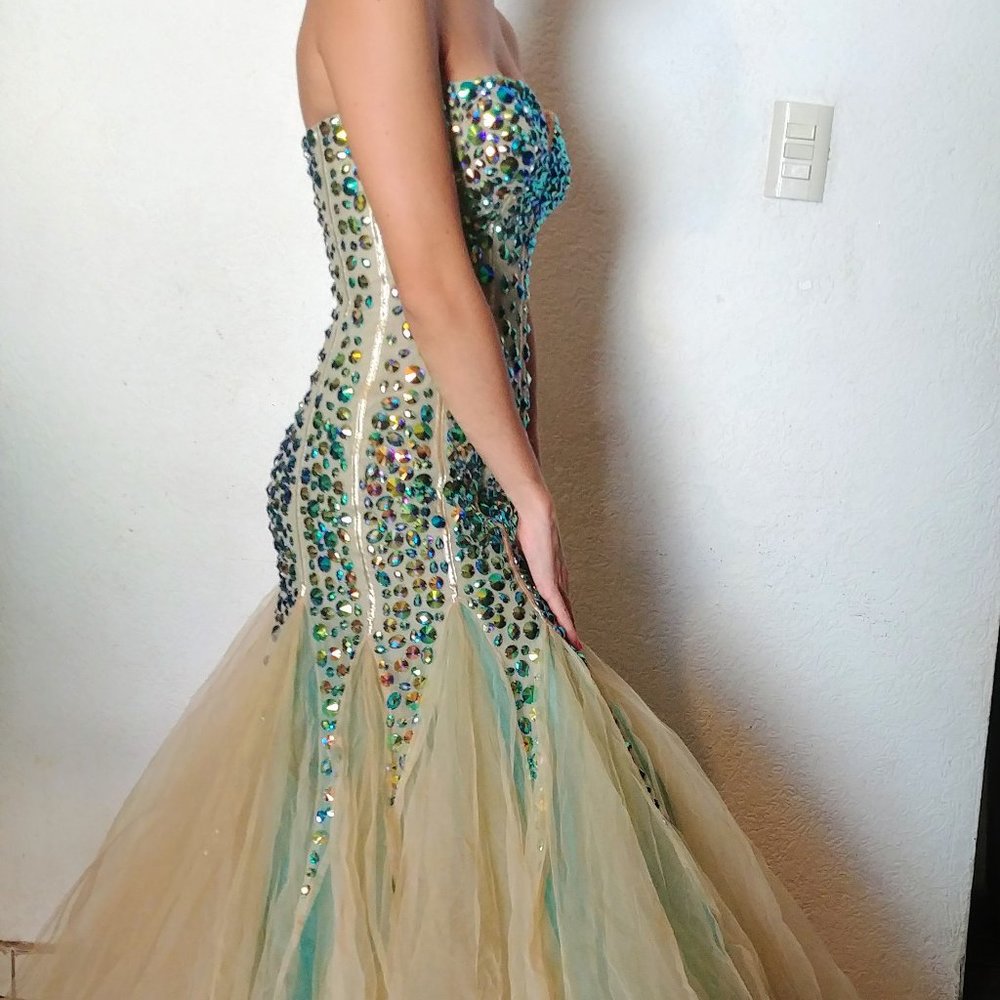MERMAID PROM DRESS -SHERRI HILL - Picture 2 of 16